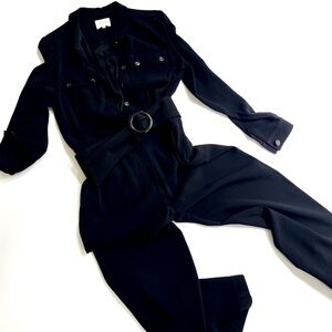 Sézane Brooklyn Jumpsuit Size 38 Black